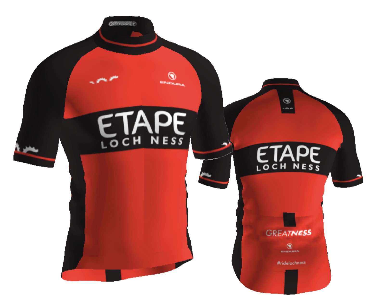 2023 Official Etape Loch Ness Cycle Jersey incl. P&P